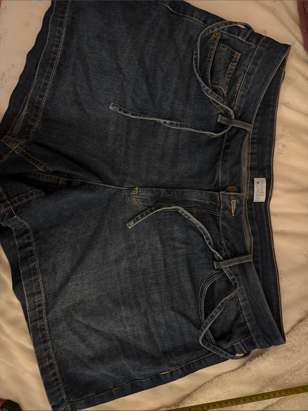 Market & Spruce Dark Blue Men’s Relaxed Jeans